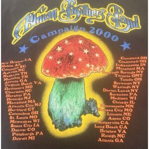 Allman Brothers.  2000 Tour Shirt.  Black.  XXL (52)